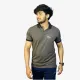 Men's Charcoal Grey Polo T-Shirt with Black Collar | Premium Cotton Regular Fit